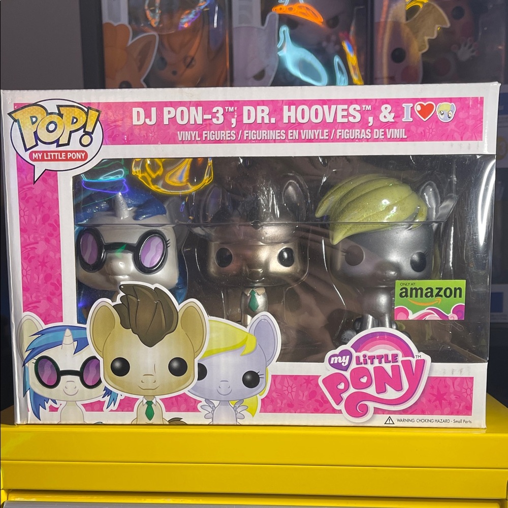 My Little Pony DJ Pon-3 & Dr. Hooves Vinyl Figures